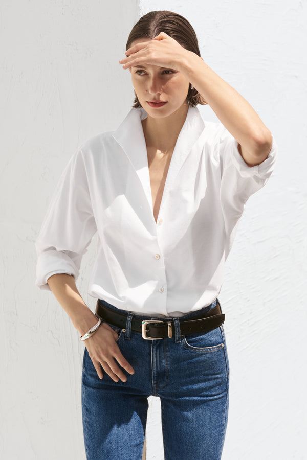 ayr Premium Women's Oxford Cotton Shirt - The Tate