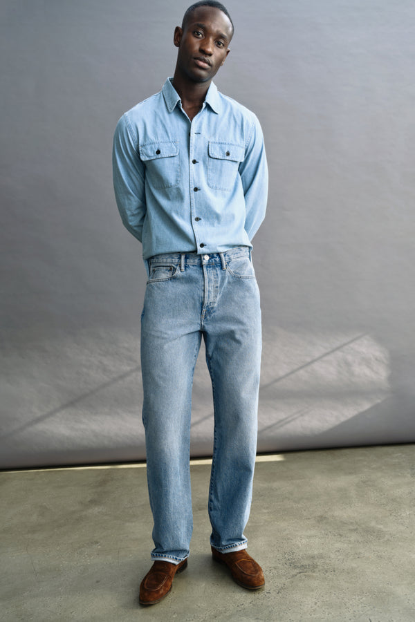 Ayr Relaxed Easy Fit Straight Jeans - The Slacker