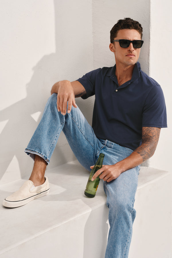 ayr Short Sleeve Pima Cotton Polo Shirt - The Bogie