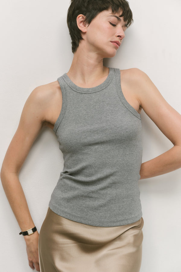 ayr Sleeveless Ribbed Knit Tank - The Flex