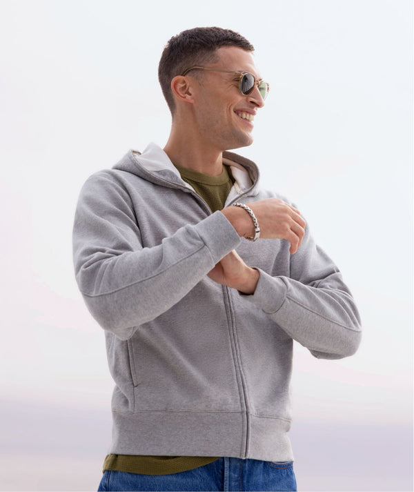 ayr French Loopback Terry Sweatshirt with Zipper - The BLT Zip