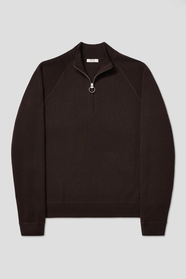 Ayr Half-Zip Extrafine Merino Sweater - The Man's Best Friend