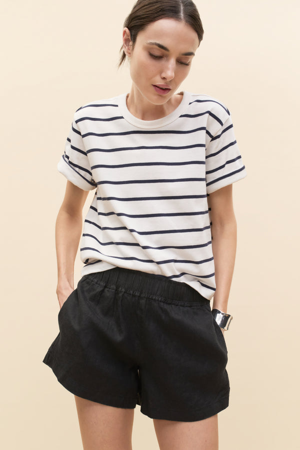 Ayr Heavyweight Jersey Knit Boxy Tee - The Practice Tee