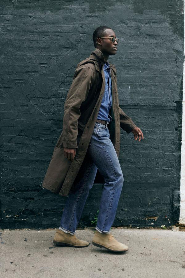 Ayr Men's Premium Cotton Canvas Trench Coat - The Dispatch