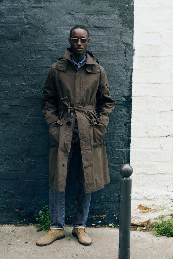 ayr Men's Premium Cotton Canvas Trench Coat - The Dispatch