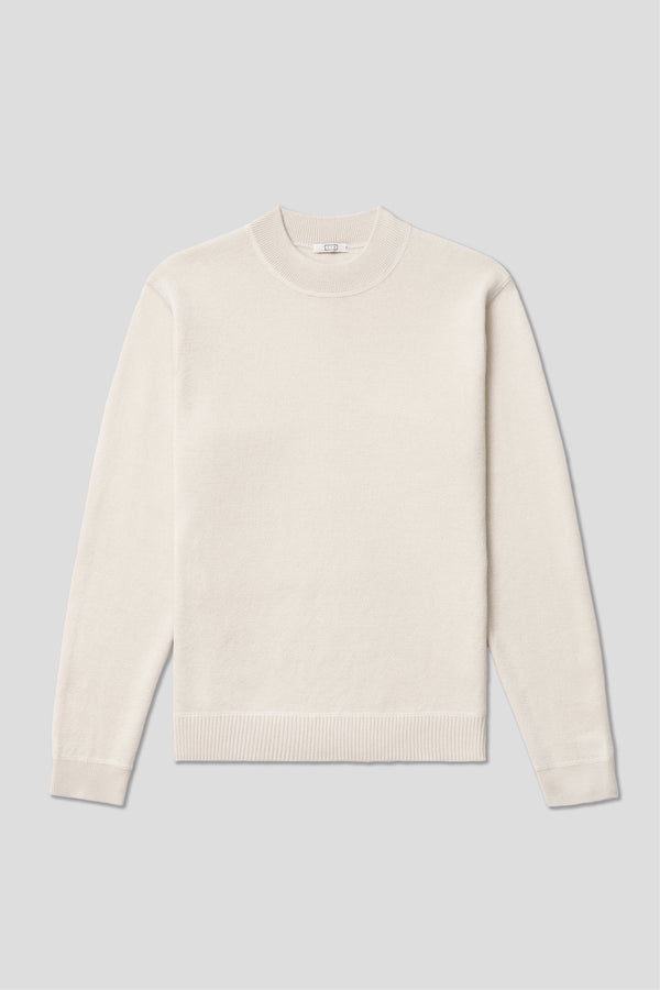 Ayr Men's Premium Italian Merino Wool Mock Neck Sweater - The Sub