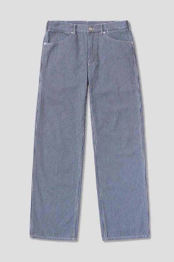Ayr Midweight Relaxed Fit Pants In Canvas And In Vintage Denim Wash - The Houseplant