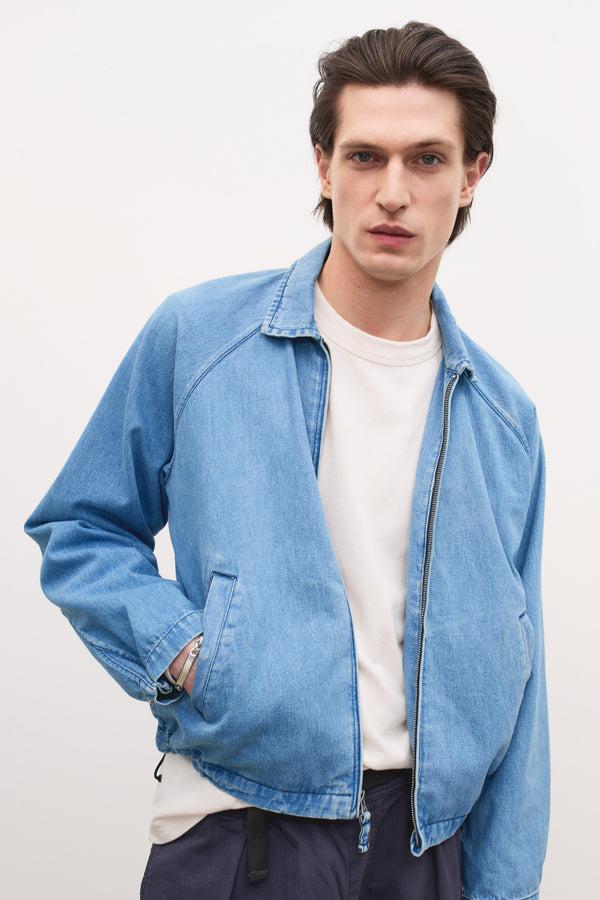 ayr Midweight Zippered Jacket with Adjustable Elastic Drawcord - The Club