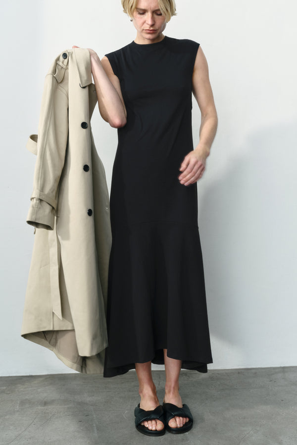 Ayr Premium Cotton Sleeveless Knit Dress - The Elixir