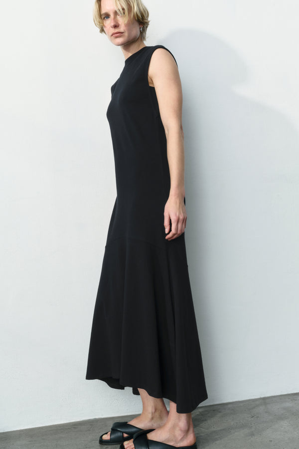 Ayr Premium Cotton Sleeveless Knit Dress - The Elixir