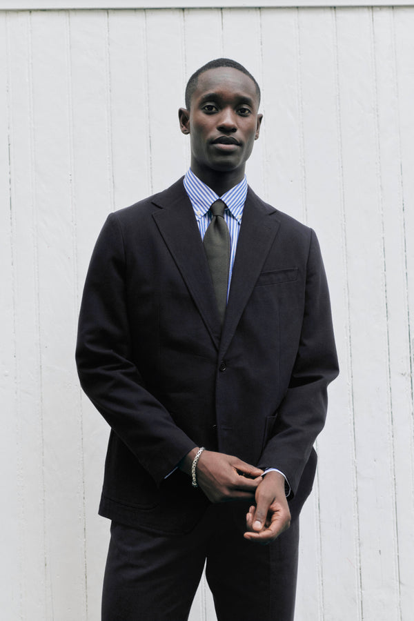 Ayr Premium Cotton Suiting Blazer - The Apollo Jacket