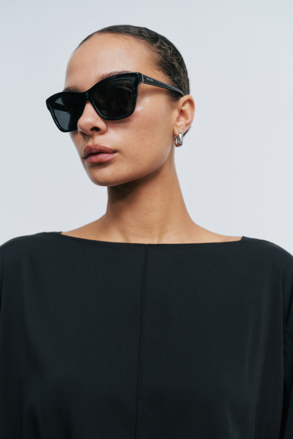 Ayr Premium Women's Heavy Silk Long Sleeve Top - The Corto