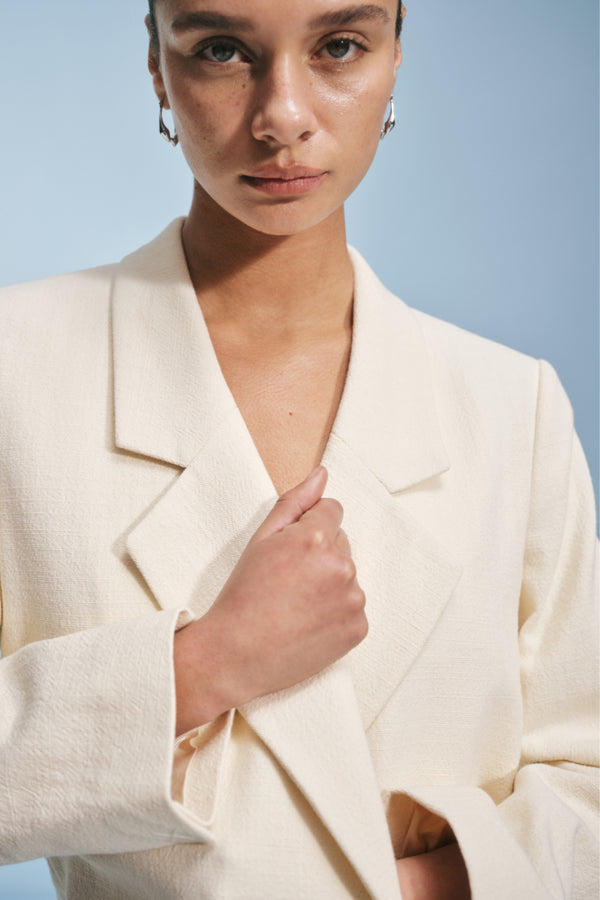 Ayr Premium Women's Italian Cotton Blazer - The Signoff
