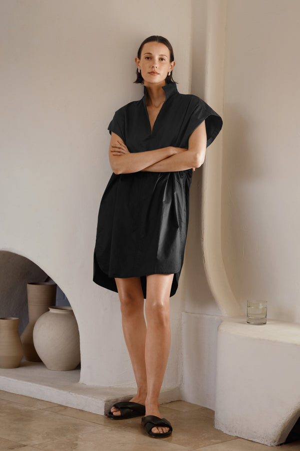 Ayr Premium Women's Oversized Cotton Shirt Dress - The Splash
