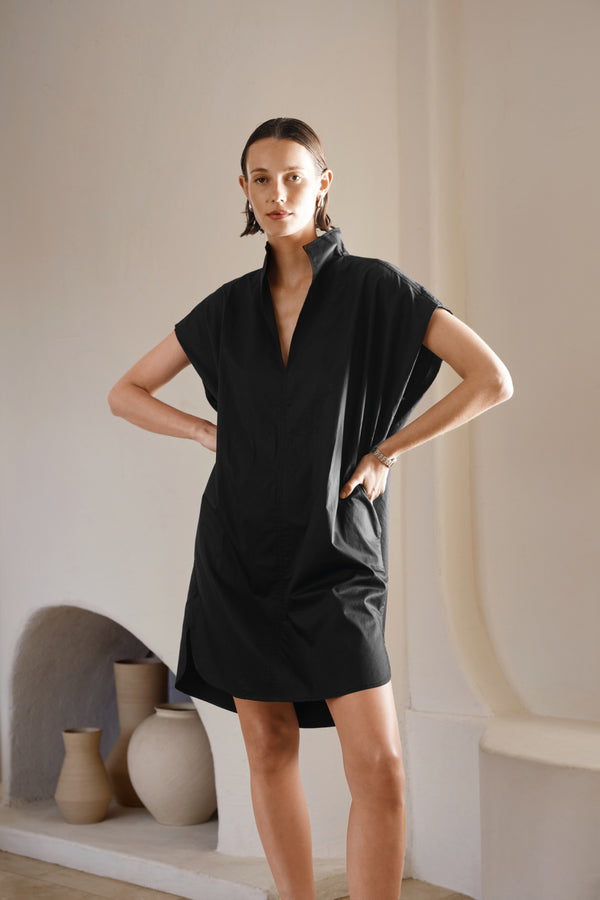 Ayr Premium Women's Oversized Cotton Shirt Dress - The Splash