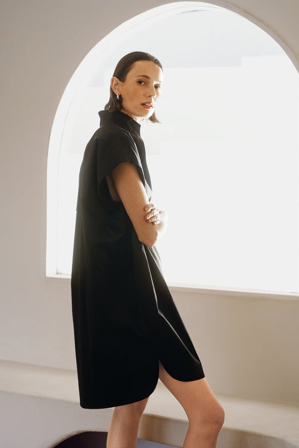 Ayr Premium Women's Oversized Cotton Shirt Dress - The Splash