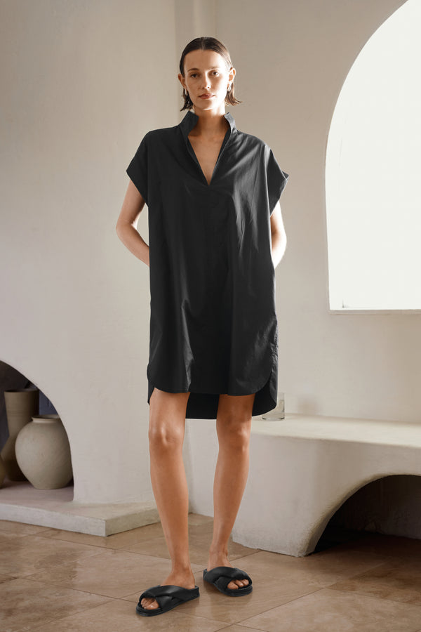 ayr Premium Women's Oversized Cotton Shirt Dress - The Splash
