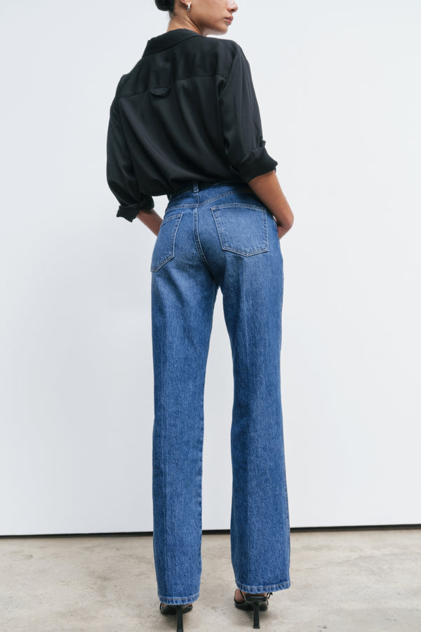 Ayr Premium Women's Straight Leg Comfort Stretch Denim - The Legend