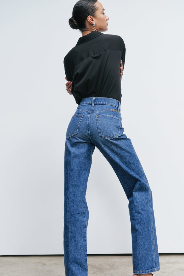 Ayr Premium Women's Straight Leg Comfort Stretch Denim - The Legend