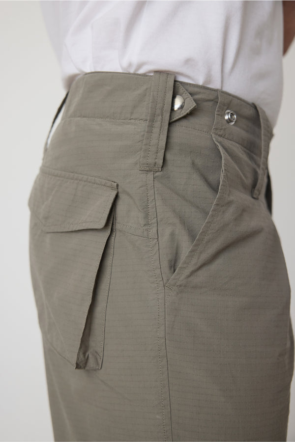 Ayr Woven Cotton Herringbone Pants With Drawcord Hems - The Numero Uno