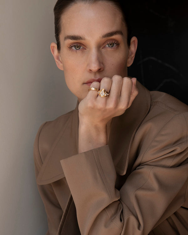 Azlee 3-Tier Bare Staircase Ring