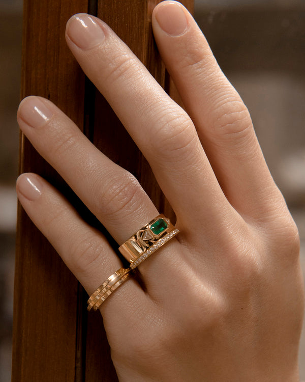 Azlee 3-Tier Bare Staircase Ring