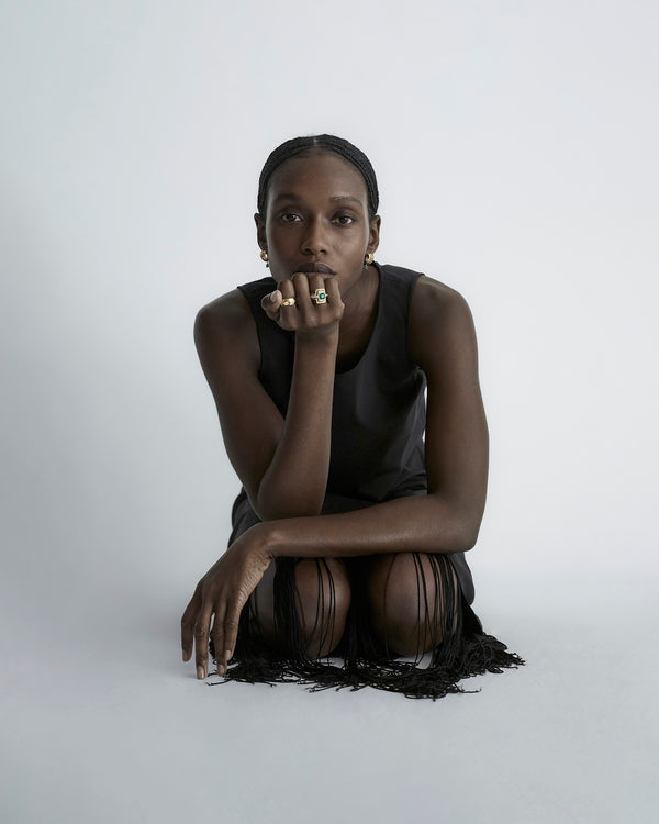 Azlee 5-Tier Bare Staircase Ring