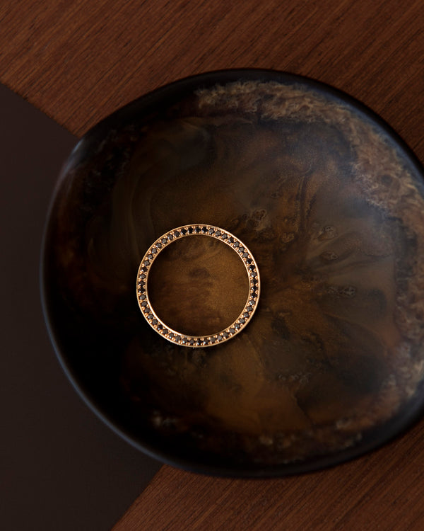 Azlee All Over Eternity Black Diamond Band