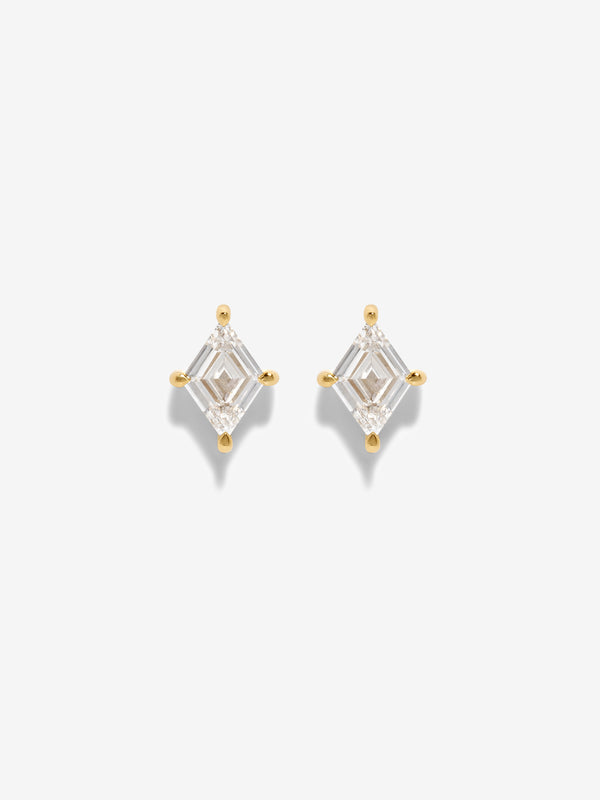 azlee Allure Lozenge Studs