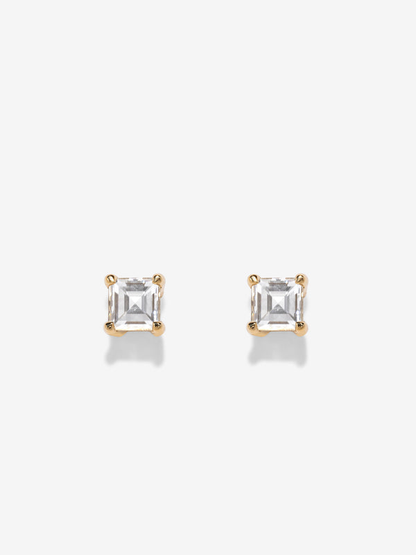 azlee Allure Small Carre Studs