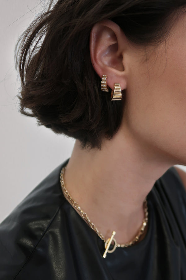 Azlee Escalier Large Hoop