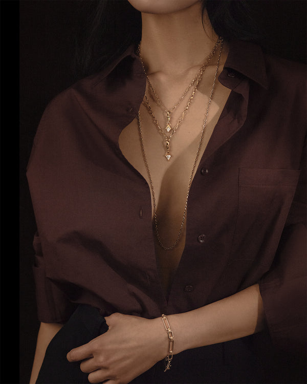 Azlee Escalier Lozenge Charm