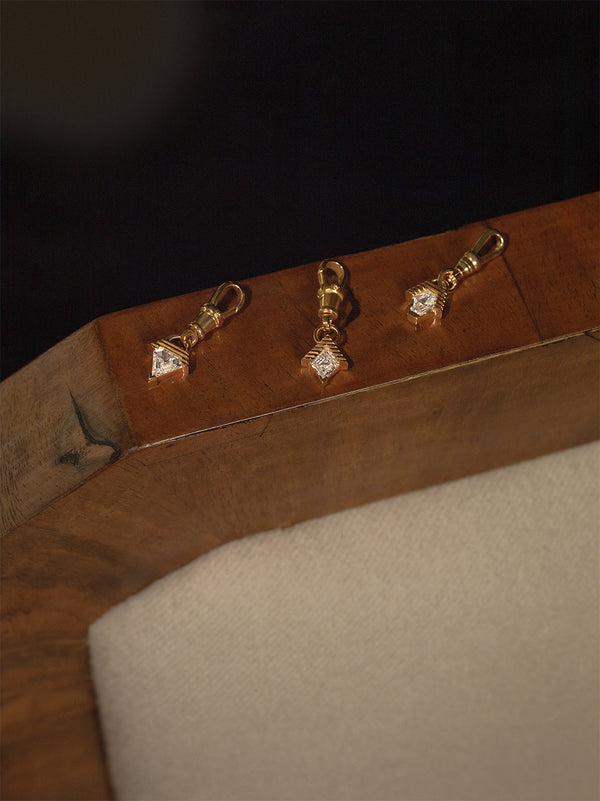 Azlee Escalier Lozenge Charm