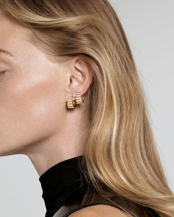 Azlee Escalier Small Hoop