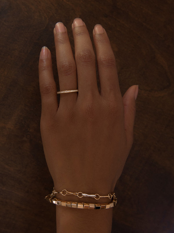 Azlee Front Diamond Band