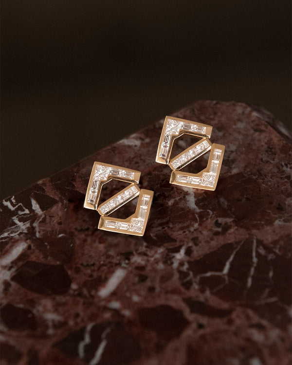 Azlee Glow Diamond Earrings
