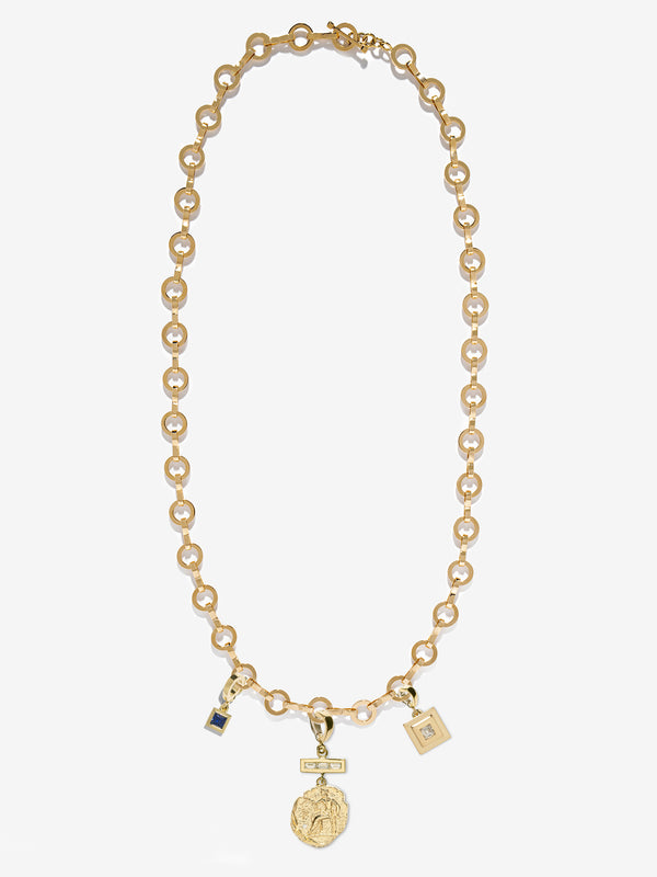 azlee Goddess of Love Modern Charm Necklace