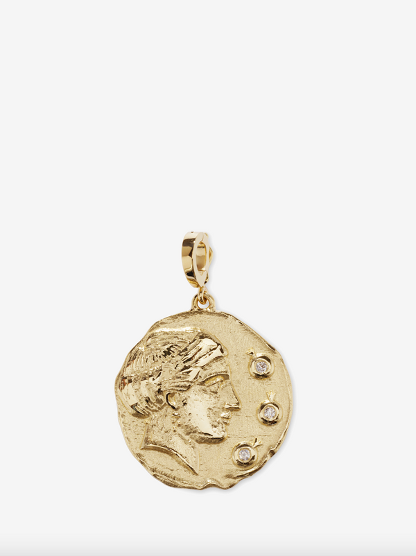 azlee Goddess of Mothers Large Diamond Coin