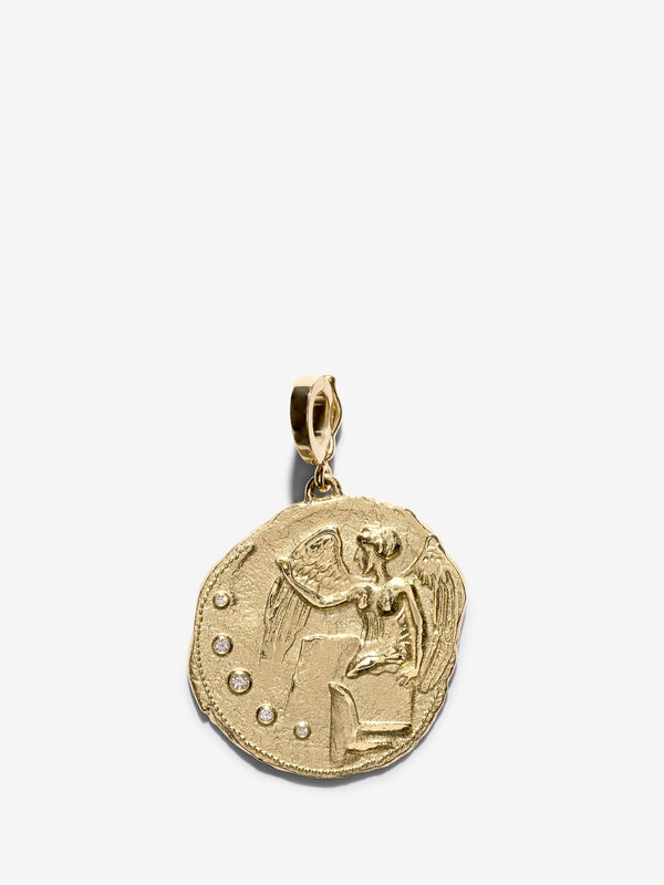 azlee Goddess of Victory Large Coin Charm
