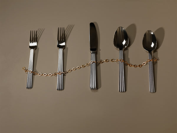 Azlee Heavy Circle-Link Pave Chain