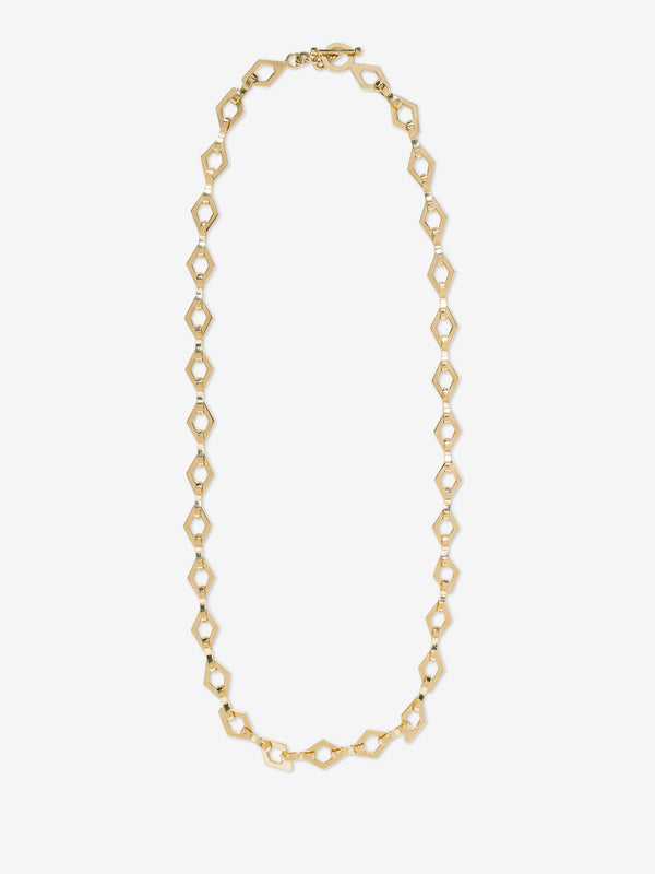 azlee Heavy Lozenge Link Chain