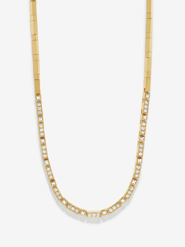 azlee La Nuit Diamond Tennis Necklace