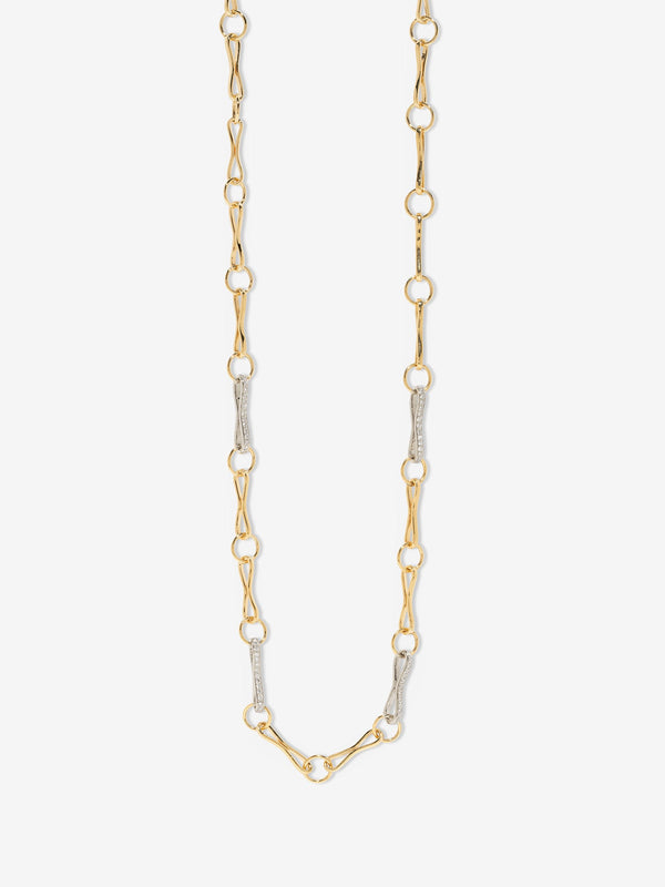 azlee Large Motif Chain with Diamond Links