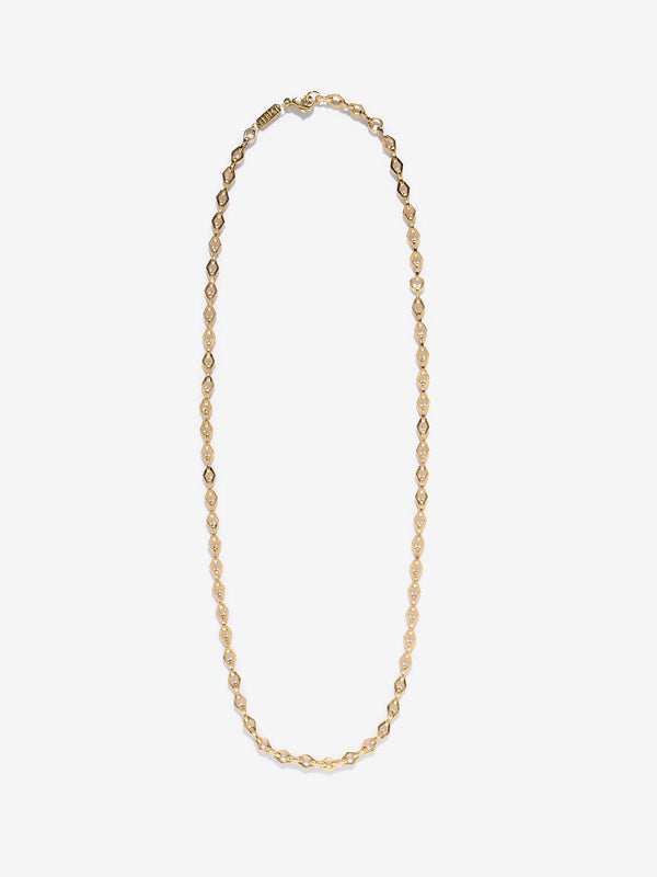 azlee Medium Lozenge-Link Chain