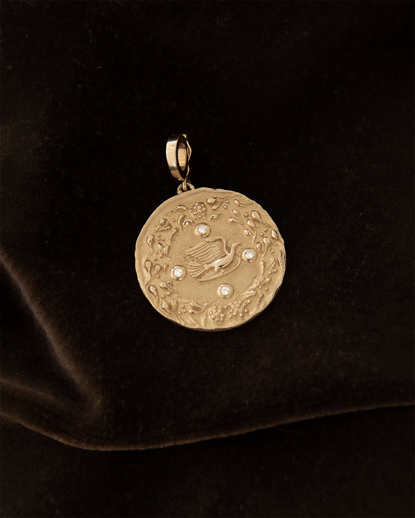 Azlee Mother Nature Large Diamond Coin