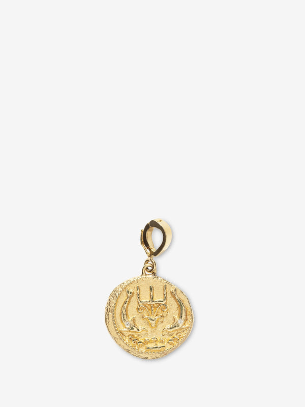 azlee Of the Sea Small Diamond Coin Charm