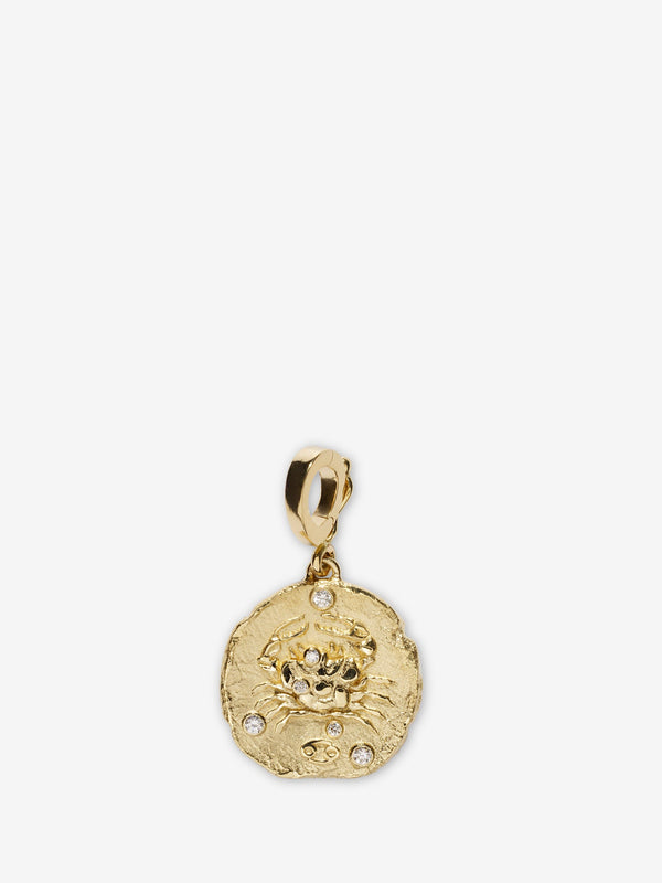 azlee Of The Stars Cancer Small Coin Charm