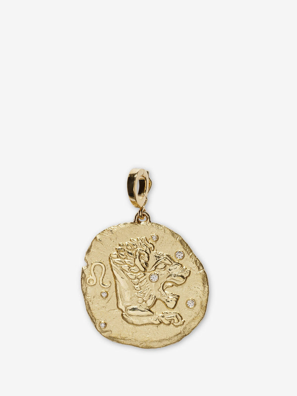 azlee Of The Stars Leo Large Coin Charm