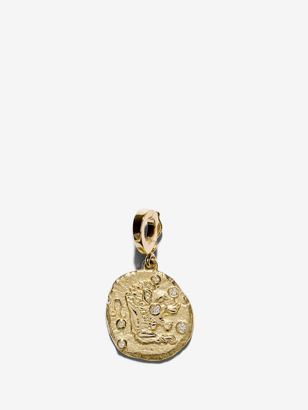 azlee Of The Stars Leo Small Coin Charm