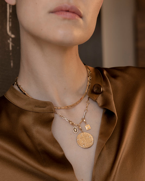 Azlee Of The Stars Libra Large Coin Charm